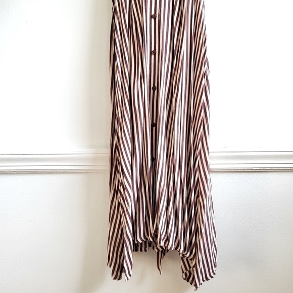 Faithfull The Brand Farah Brighton Stripe Midi Dress NWT Size 6/Medium - Picture 10 of 16